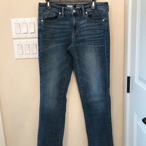 Mossimo Mid Rise Straight Leg Jean, size 12 Long